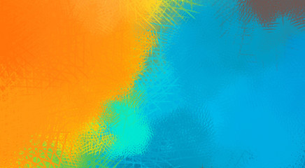 Brushed Painted Abstract Background. Brush stroked painting. Artistic vibrant and colorful wallpaper.