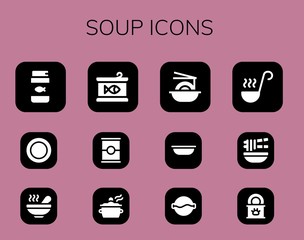 soup icon set