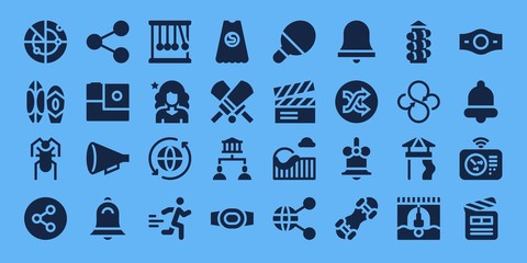 Modern Simple Set of action Vector filled Icons