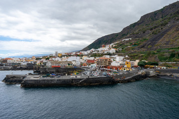 View of the village of Garachico in Tenerife, Canary Islands.