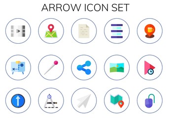 arrow icon set