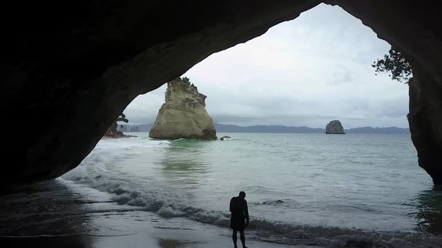 Cathedral Cove in New Zealand