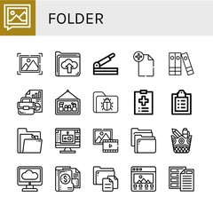 folder icon set