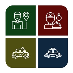 Set of driver icons