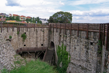 Fototapeta na wymiar Eger castle, medieval castle in Eger, Hungary