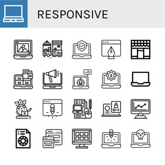 responsive icon set