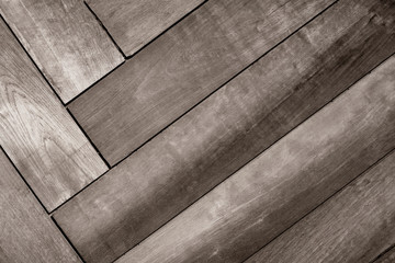 Fishbone patterned floor
