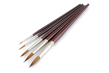 Paintbrushes. A paintbrush is a brush used to apply paint or sometimes ink.