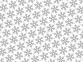 Ornament with elements of black and white colors.