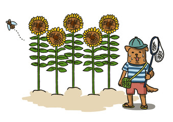 犬のイラスト［年中行事］