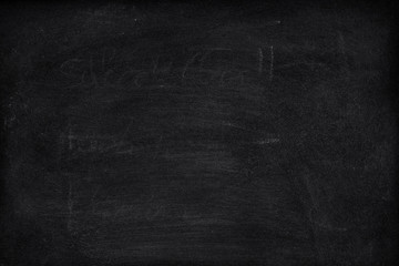 Abstract Chalk rubbed out on blackboard or chalkboard texture. clean school board for background or copy space for add text message. Backdrop of Education concepts.