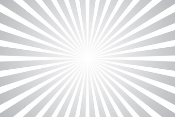 Gray Sunburst Pattern Abstract Background. Rays. Radial. Vector Illustration