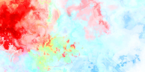 Brushed Painted Abstract Background. Brush stroked painting. Artistic vibrant and colorful wallpaper..