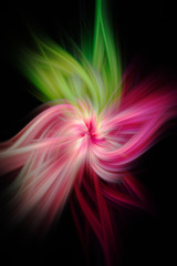 Twirl Effect - grün, lila, rosa