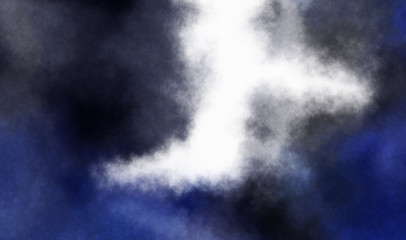 Watercolor painted background. Abstract Illustration wallpaper. Brush stroked painting. 2D Illustration.