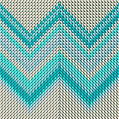 Cashmere zig zal lines knitting texture geometric  - obrazy, fototapety, plakaty