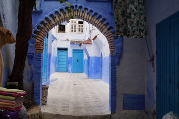 narrow street in the old town