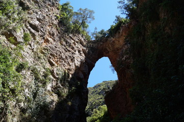 arch in the mountains