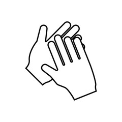 Applause, Clapping icon vector