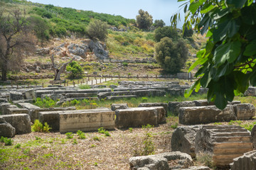 Ruins of Ancient city in Turkey