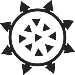 Corona-virus Pandemic Virus Cellular structure outline