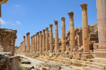 Fototapeta premium Site Archéologique Jerash Jordanie