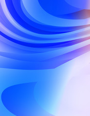 Abstract background with colorful gradient. Vibrant graphic wallpaper with stripes design. Fluid 2D illustration of modern movement.