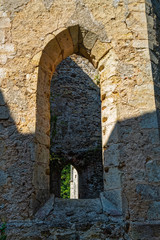Fototapeta na wymiar old castle window
