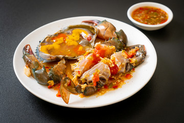Pickled Crab Eggs With Sauce