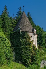 Fototapeta na wymiar old tower of monastery