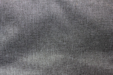Fototapeta na wymiar Grey cloth background, cotton wallpaper image. Empty seamless soft gray fabric texture, minimalist fashion design fragment of natural ecological cloth element