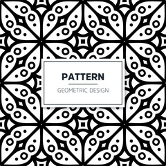 Seamless mandala islamic pattern. Vintage elements