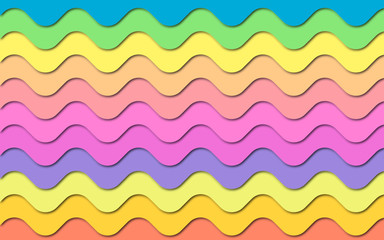 abstract background with pastel colorful wave.