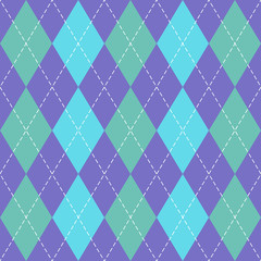Easter day Argyle. Pattern Scottish cage