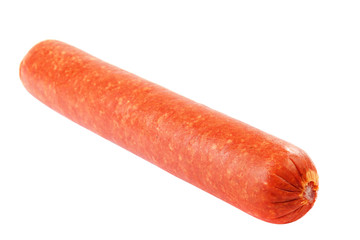 Sausage stick isolated on a white background