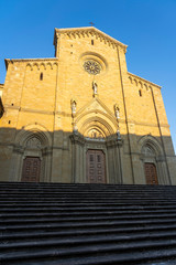 Fototapeta na wymiar Arezzo, Tuscany: historic buildings. Duomo
