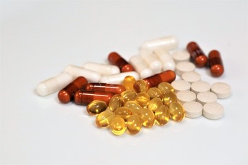 Pills and Medicines used to treat Corona-virus