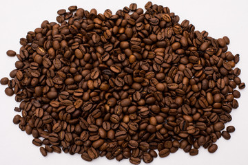 close-up of coffee beans