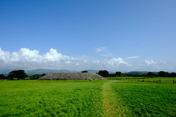 Tomb in the Carrowmore Megalithic Cemetery, County Sligo, Ireland.