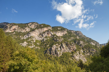 Mountains summer landscape. Macedionia. Greece.