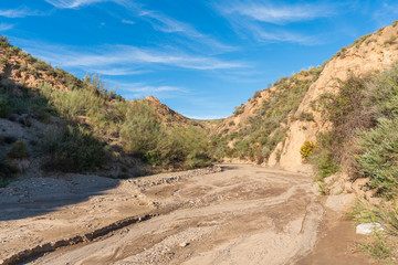 Steep landscape in Los Picachos in Spain