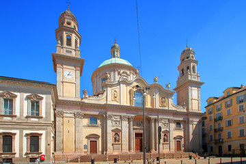 Obraz premium CHURCH OF SAINT ALESSANDRO IN MILAN CITY IN ITALY