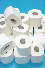 toilet paper supplies for the coronavirus pandemic covid- 19
