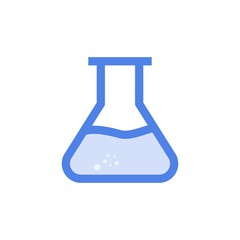 Vector test tube icon illustration isolated on white background