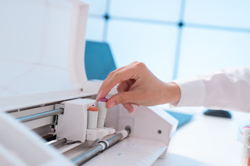 Fototapeta premium Office plotter in a design laboratory
