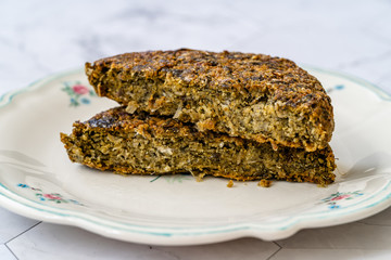 Turkish Karadeniz Food Anchovy Bread / Hamsi Ekmek / Hamsikoli with Cornflour.