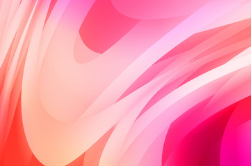 Abstract background with colorful gradient. Vibrant graphic wallpaper with stripes design. Fluid 2D illustration of modern movement.