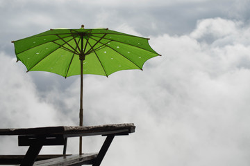 umbrella and sky