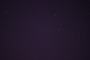 real night sky with stars