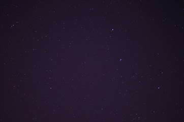 real night sky with stars